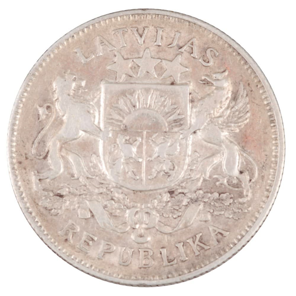 Latvia 2 Lati KM# 8 1926