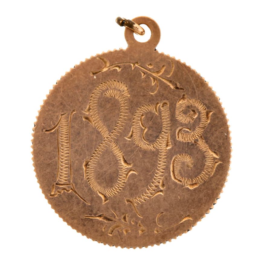 2.5 Gold Love Token HB 1893 