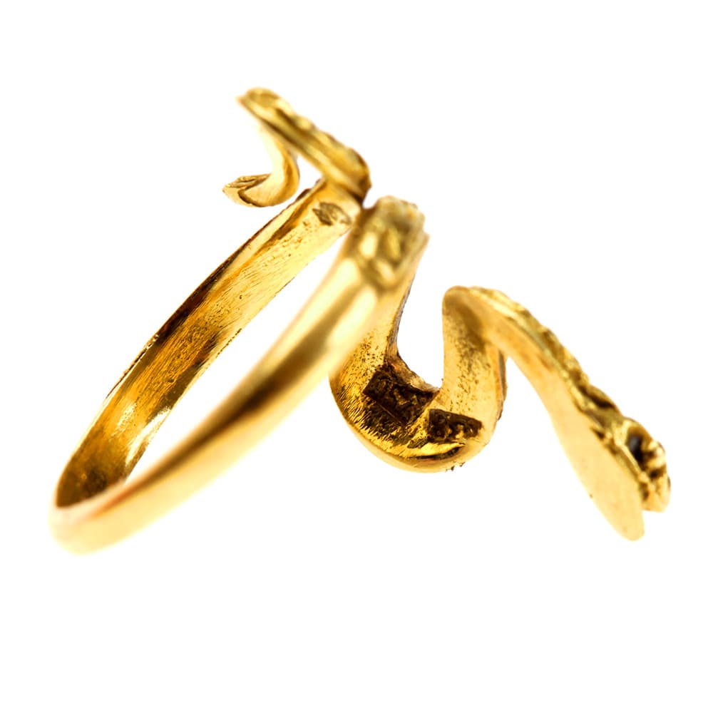 18k Gold Snake Ring
