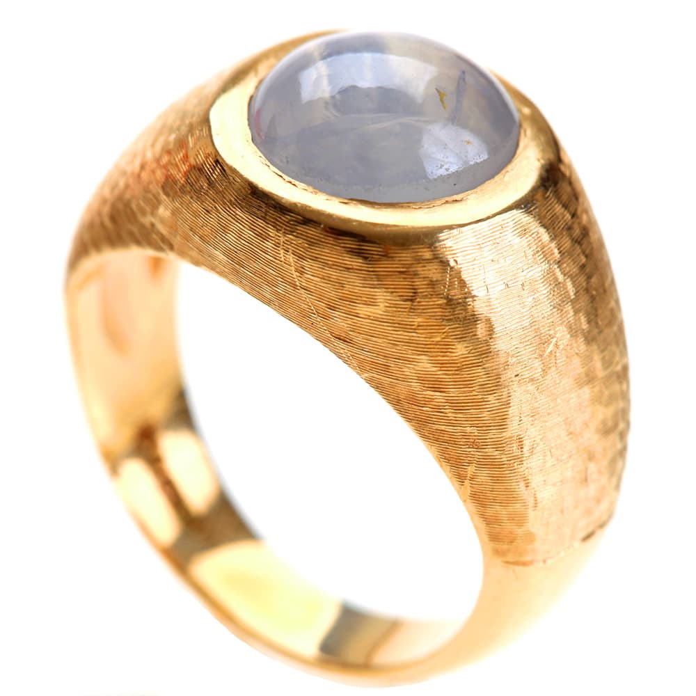 14K Gold Opal Ring