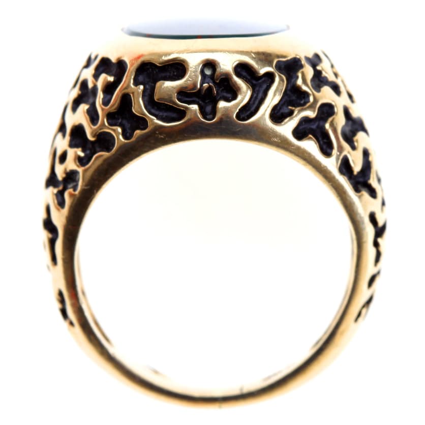 Jade Gold Ring