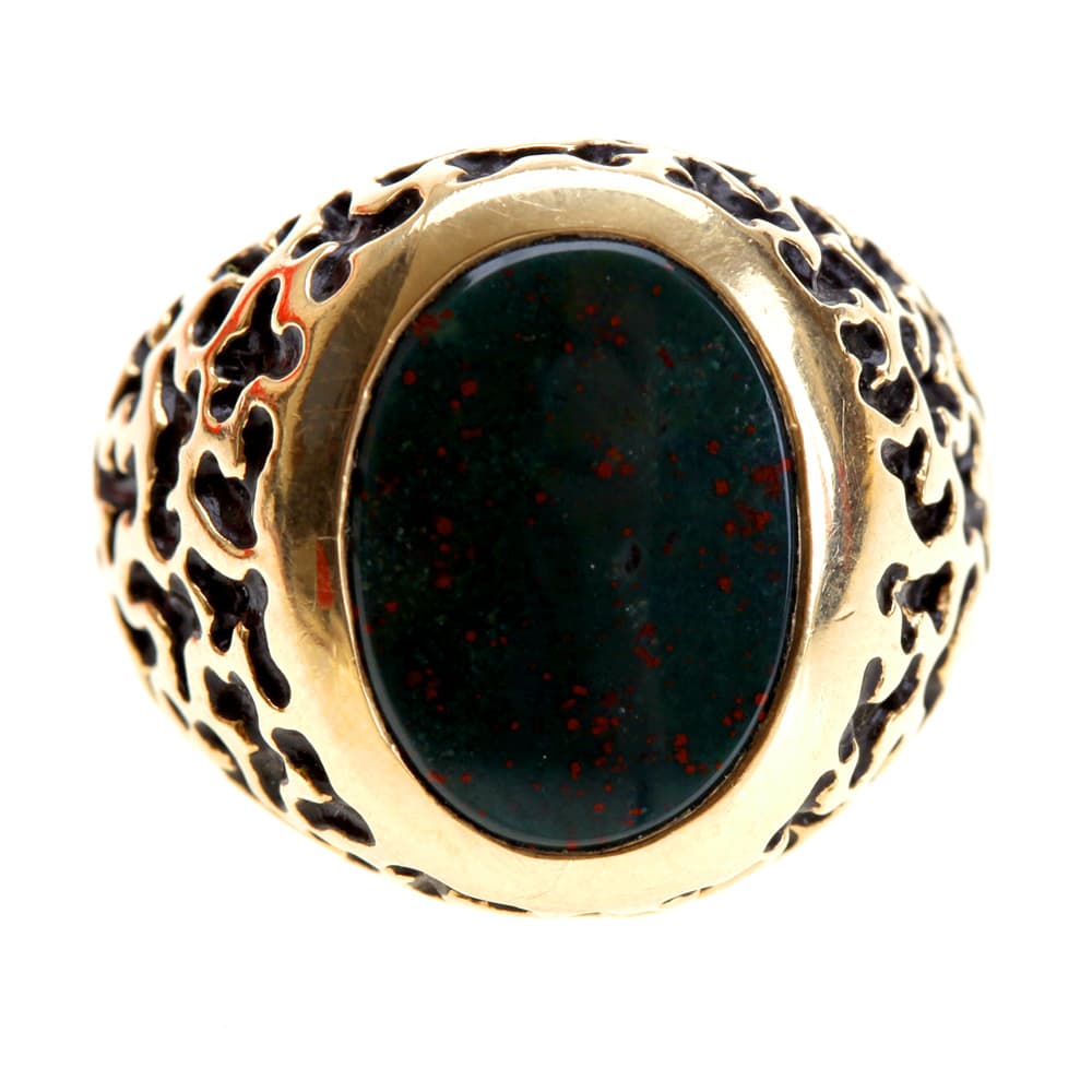 Jade Gold Ring