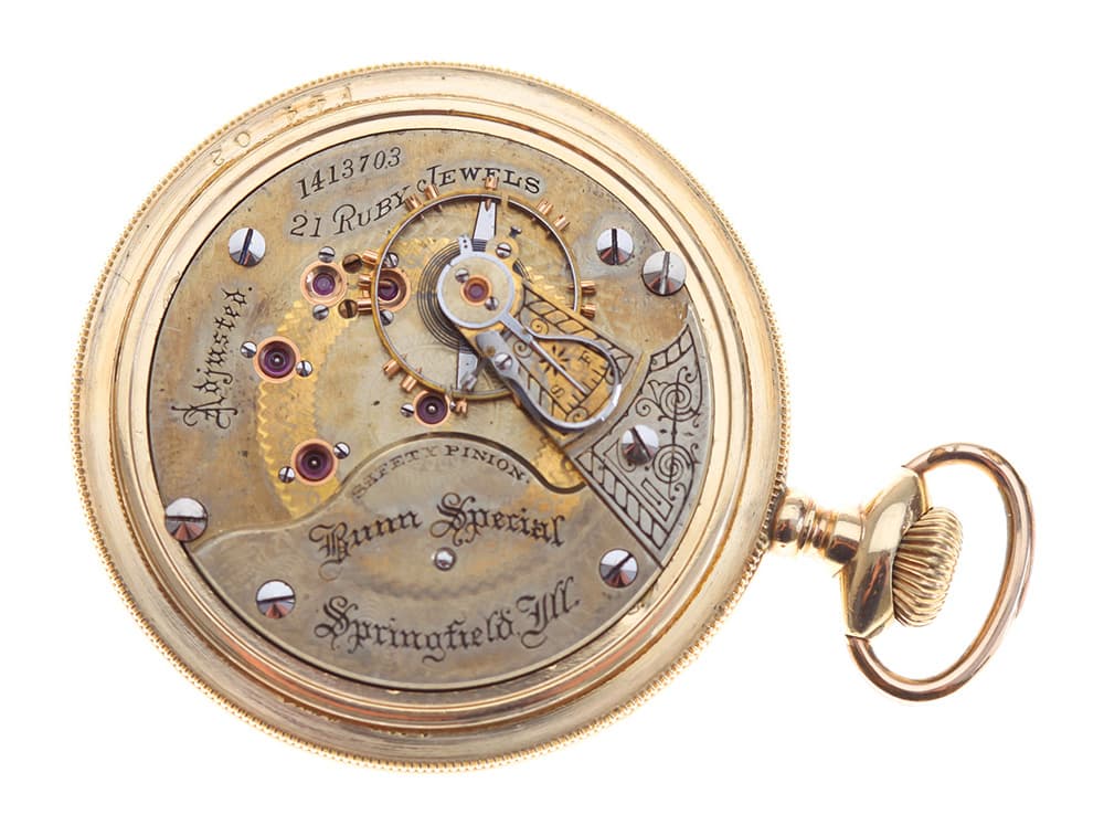 Illinois Two-Tone Bunn Special 18S 21J Model 6 Railroad Pocket Watch