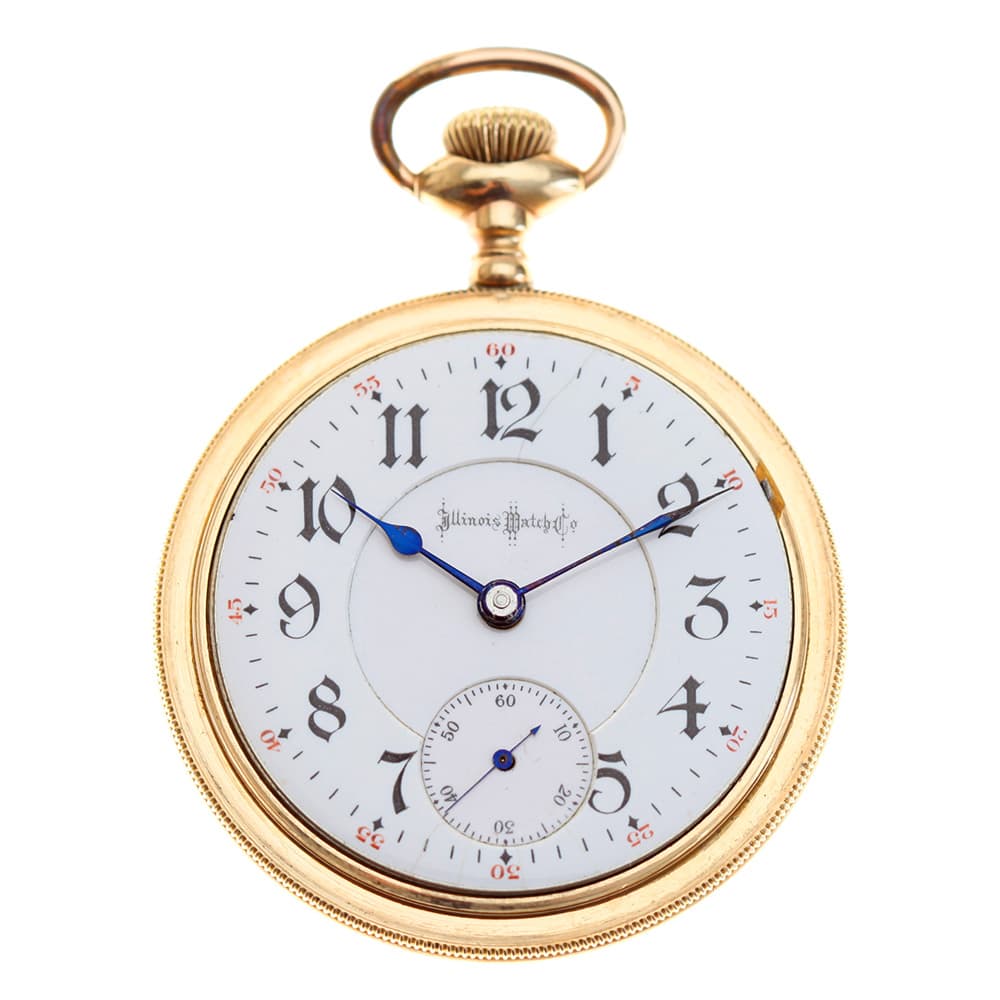 Illinois Two-Tone Bunn Special 18S 21J Model 6 Railroad Pocket Watch