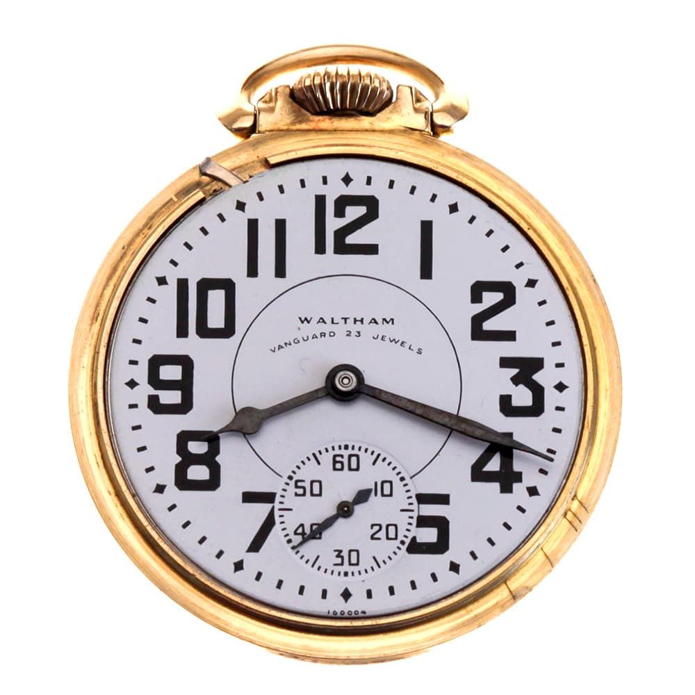 Waltham 16s 23j Grade No 1623 Model 1908 Railroad Pocket Watch