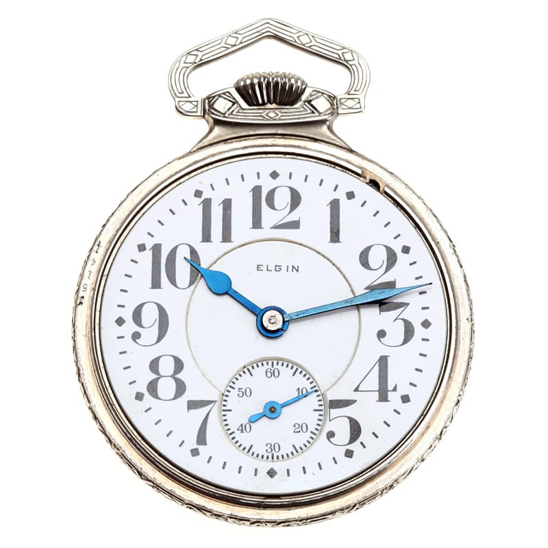 Elgin BW Raymond 19 Jewel 455 Railroad Pocket Watch