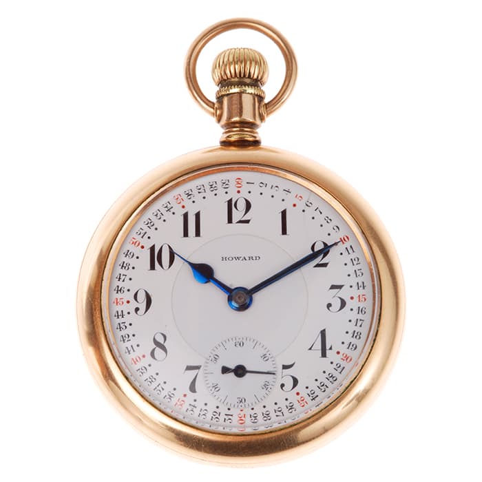 Howard Series 5 19 Jewel Railroad Montgomery Dial Pocket Watch