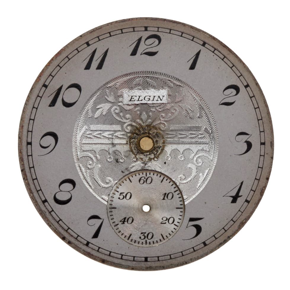 16S Elgin Metal Dial with Hands
