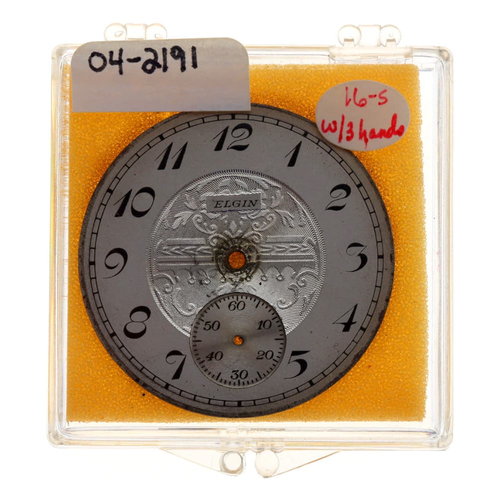 16S Elgin Metal Dial with Hands