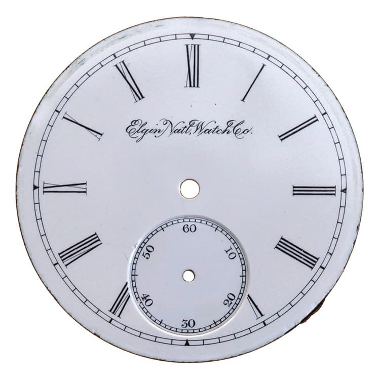 16S Elgin Pocket Watch Dial