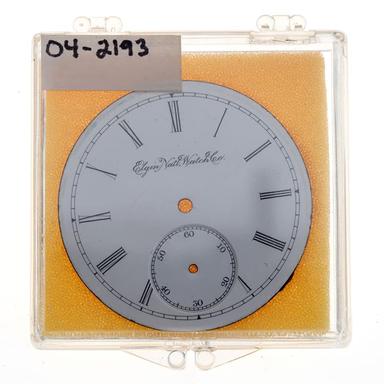 16S Elgin Pocket Watch Dial