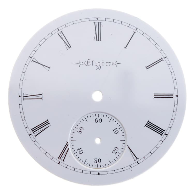 16S Elgin Pocket Watch Dial