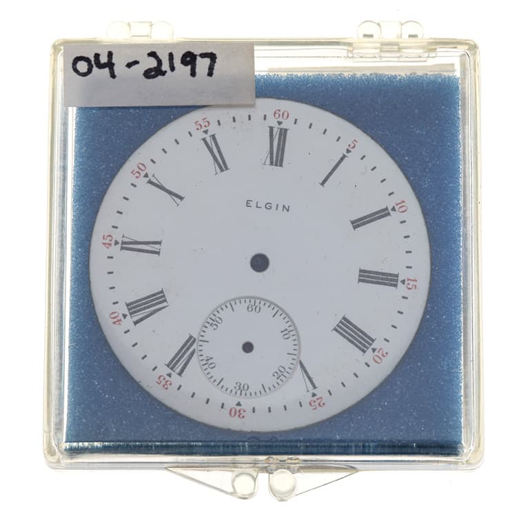 16S Elgin Pocket Watch Dial