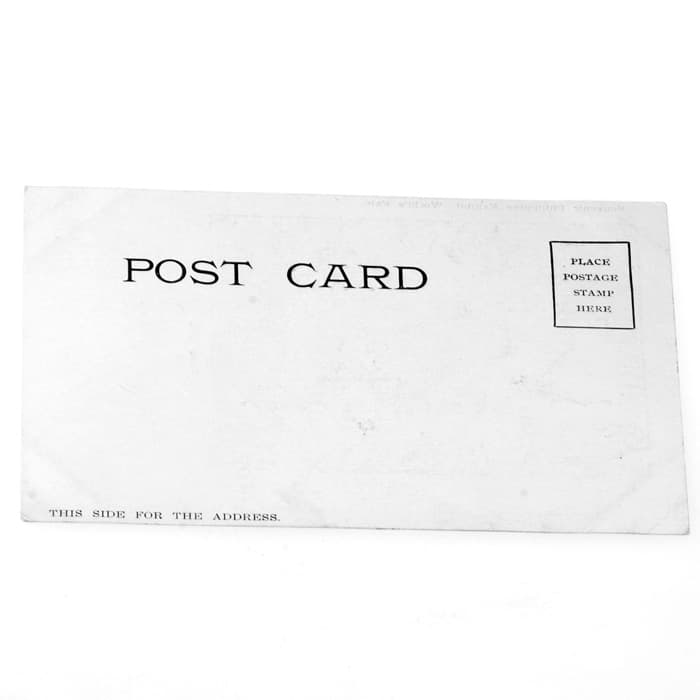 Moro Girl Postcard - Back