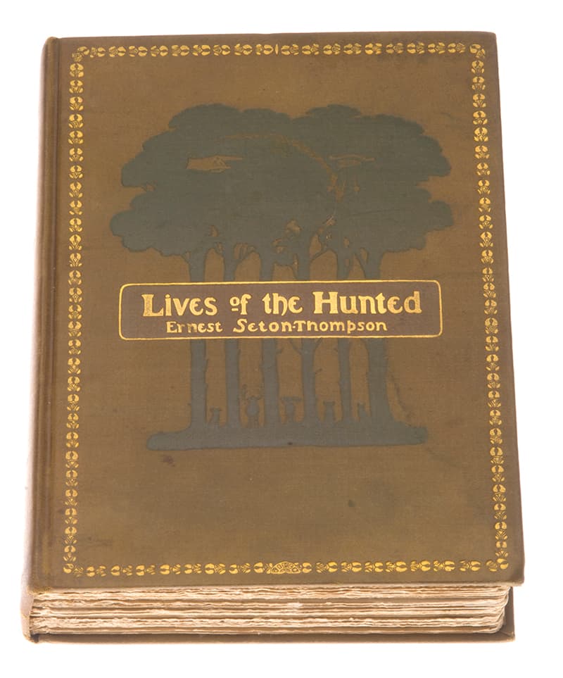 LIVES OF THE HUNTED E SETON-THOMPSON 1901 SCRIBNERS 1ST ED