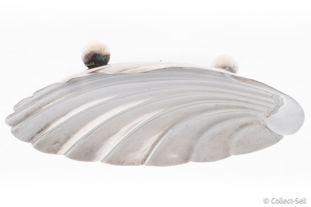 TANE Mexican Sterling Silver Shell Dish