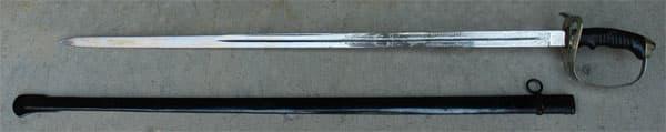 Imperial German Engraved Sword Baden Dragoon Regiment 21