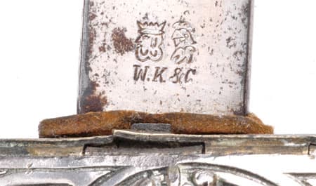 Imperial German Engraved Sword Baden Dragoon Regiment 21