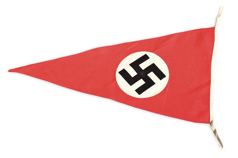 NSDAP Triangular Pendant 8in x 15in