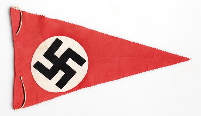 NSDAP Triangular Pennant 8in x 13in