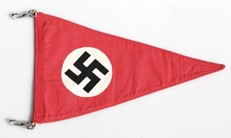 NSDAP Triangular Pennant 8in x 12in