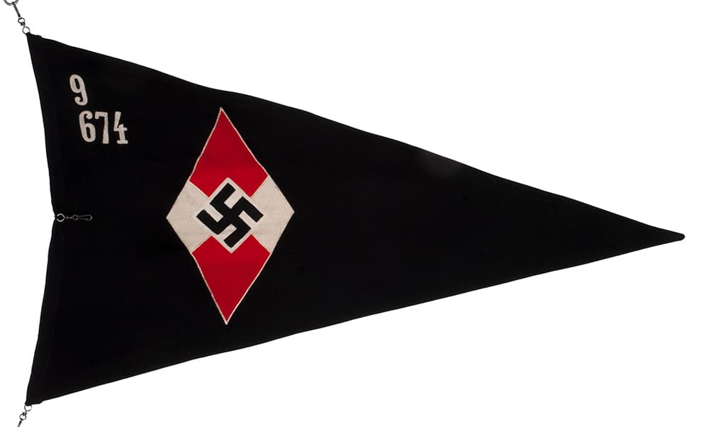Hitler Youth - HJ - DJ Pennant