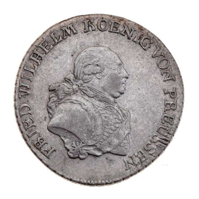 1/3 Thaler German States PRUSSIA 1789 E