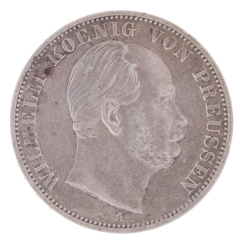GERMAN STATES – PRUSSIA 1866-A Vereinsthaler, Wilhelm I