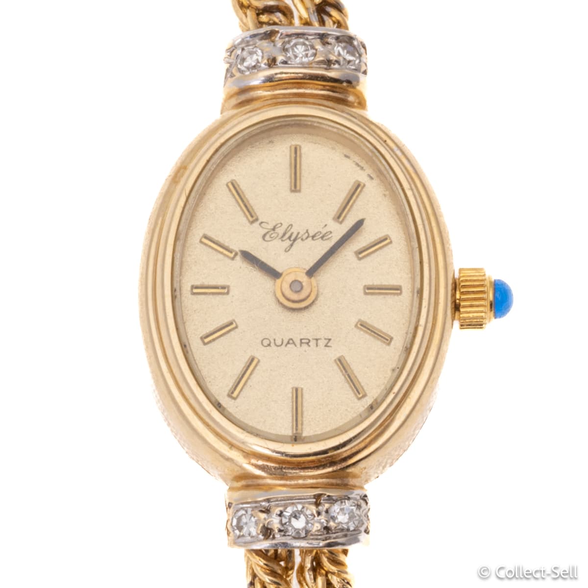 Vintage Elysée Ladies 14K Gold Watch w/ CYMA Swiss Quartz Movement