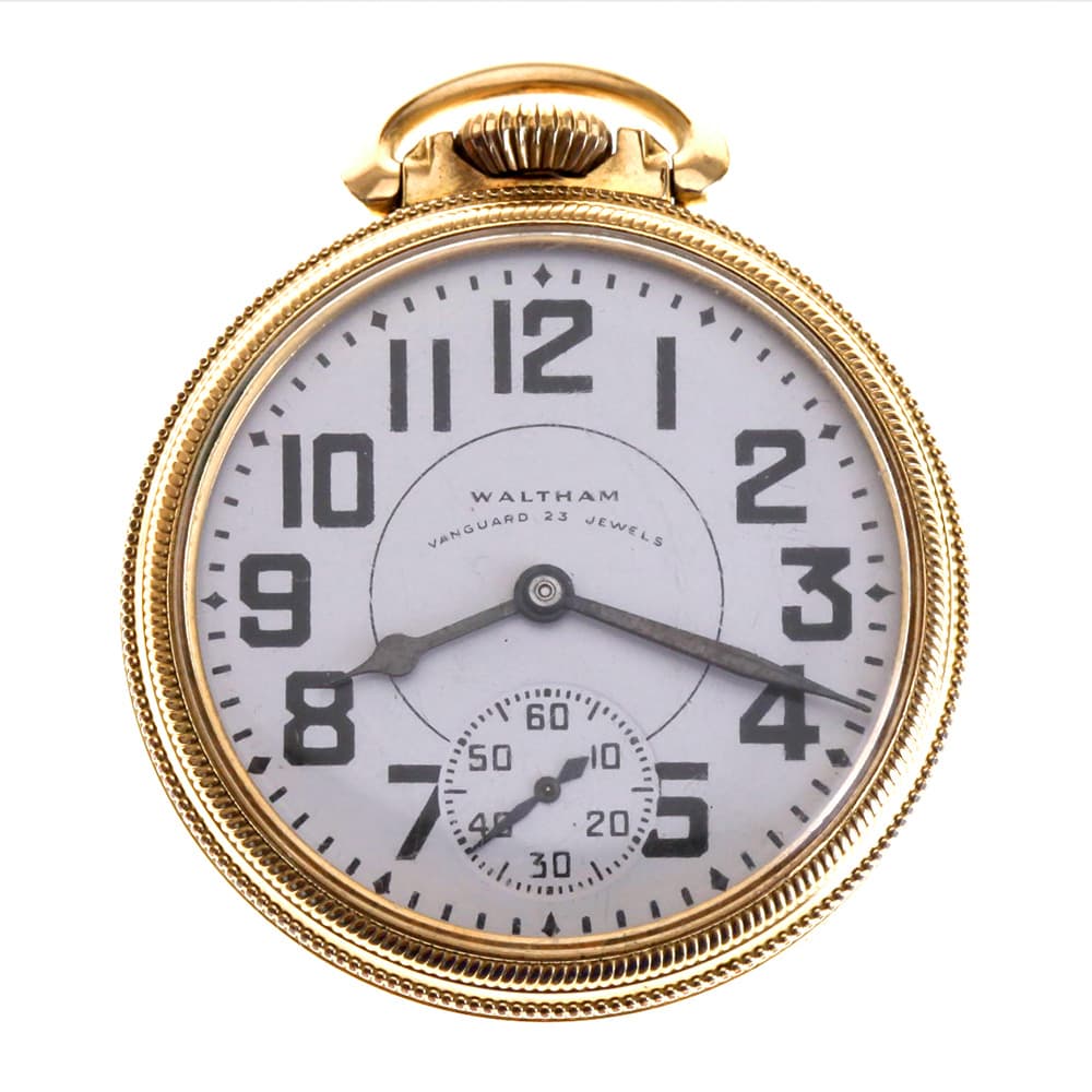 Waltham 16s 23j Grade No 1623 Model 1908 Railroad Pocket Watch