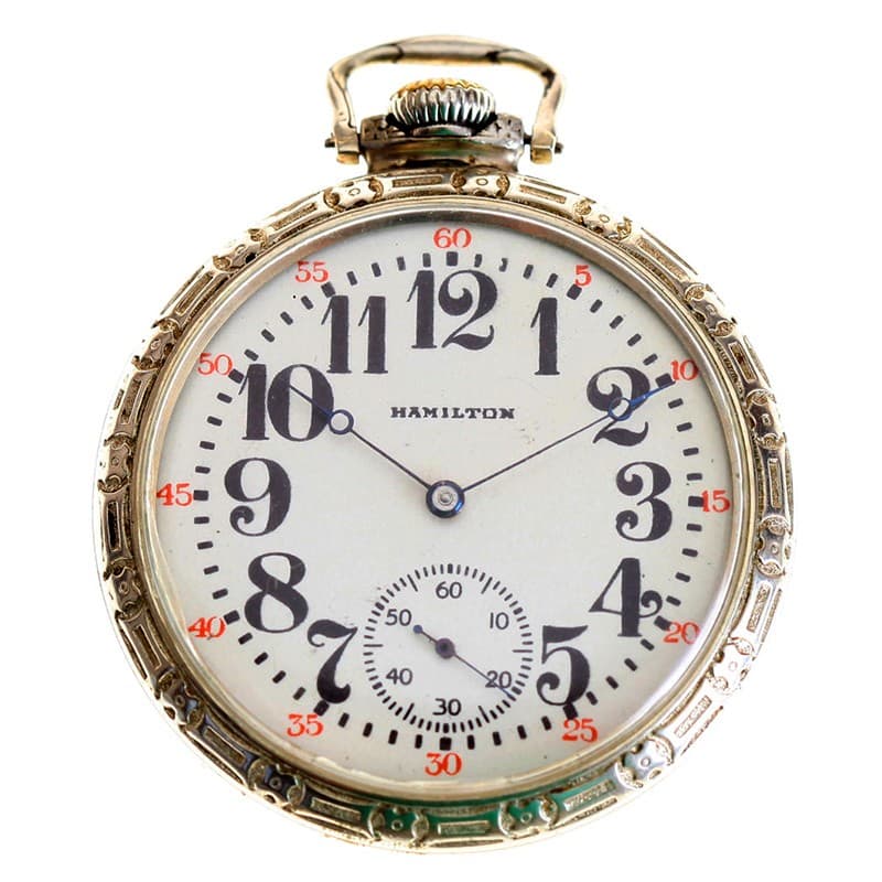 Hamilton 974 Model 1 17 Jewel Pocket Watch