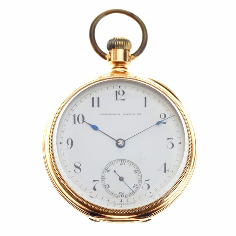 Waltham American Watch Co. Riverside 14K Pocket Watch