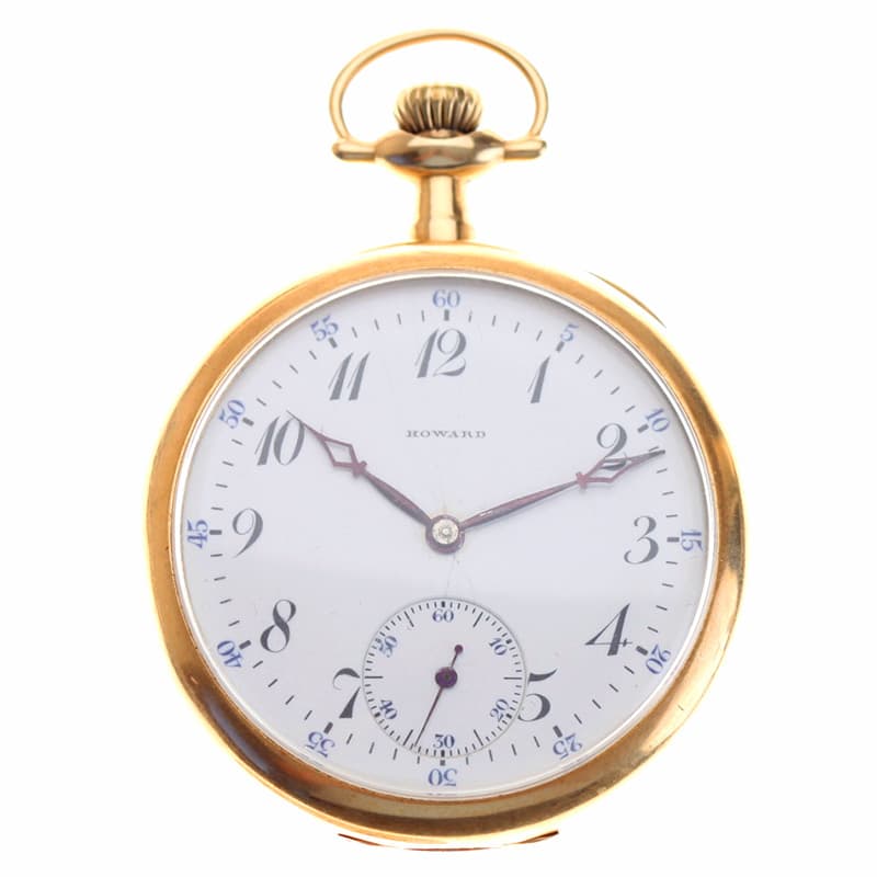 Howard 14K Solid Gold 17 Jewel Pocket Watch