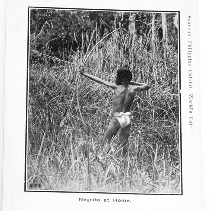 Negrito at Home Postcard - Close Up