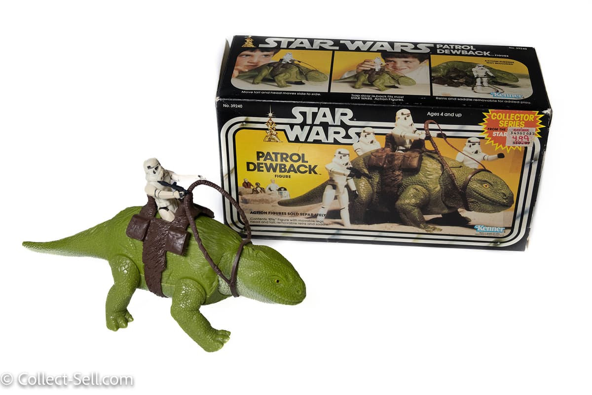 Star Wars Patrol Dewback - Collector Series Action Figure in Original Box - Kenner 1983