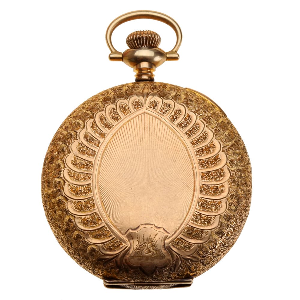 Hampden 16s 15j Grade 109 D Model 3 Hunting Lever Set 14K Pocket Watch